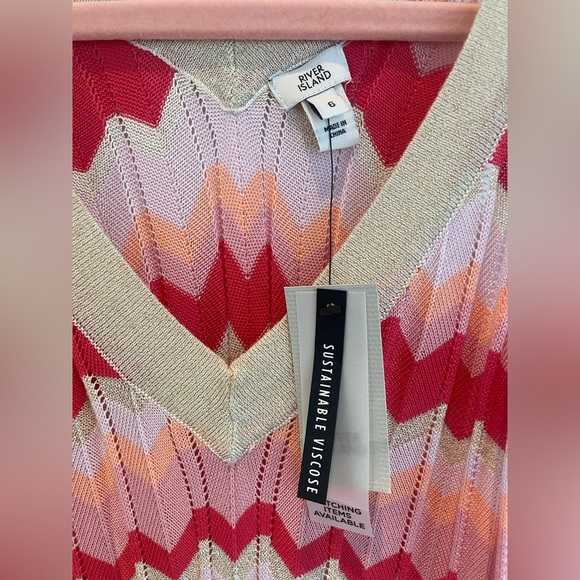 RIVER ISLAND NWT MIDI DRESS | US 2 | UK 6 - Picture 6 of 8